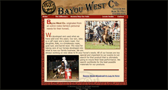 Desktop Screenshot of bayouwest.com